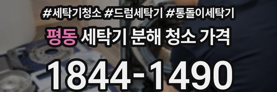 평동 세탁기 분해 청소 가격