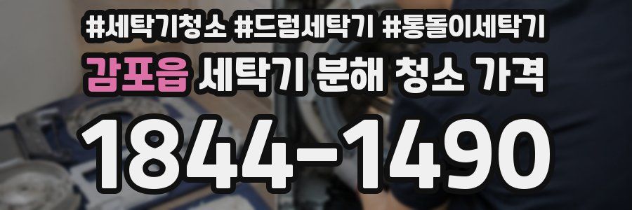 감포읍 세탁기 분해 청소 가격