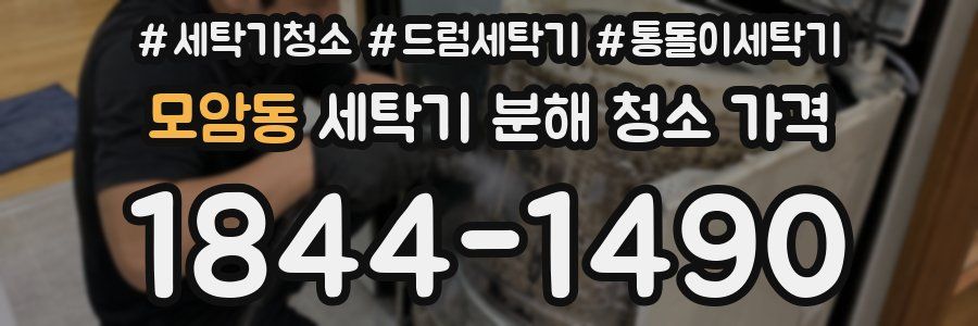모암동 세탁기 분해 청소 가격