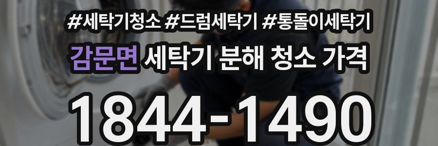 감문면 세탁기 분해 청소 가격