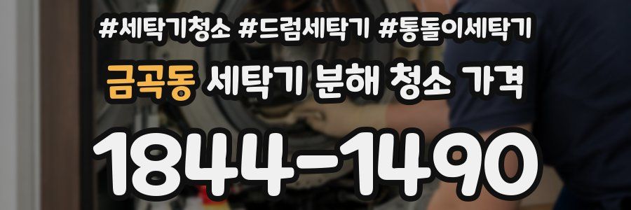 금곡동 세탁기 분해 청소 가격