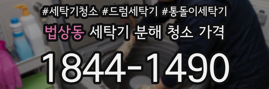법상동 세탁기 분해 청소 가격
