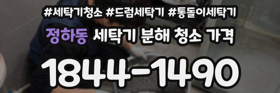 정하동 세탁기 분해 청소 가격