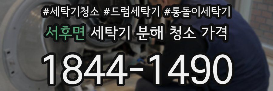 서후면 세탁기 분해 청소 가격