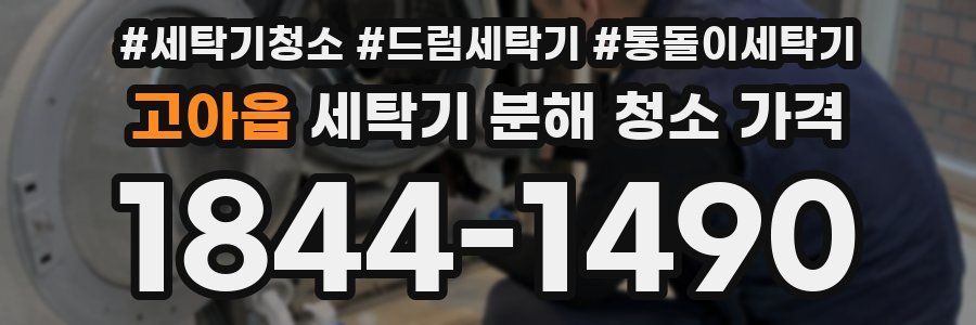 고아읍 세탁기 분해 청소 가격