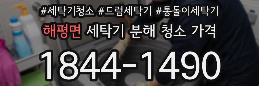 해평면 세탁기 분해 청소 가격