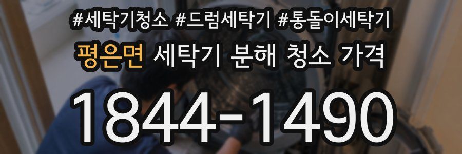 평은면 세탁기 분해 청소 가격