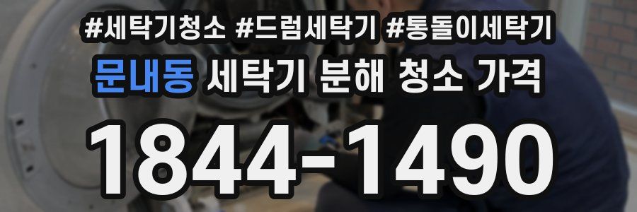 문내동 세탁기 분해 청소 가격
