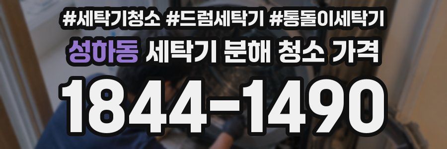 성하동 세탁기 분해 청소 가격