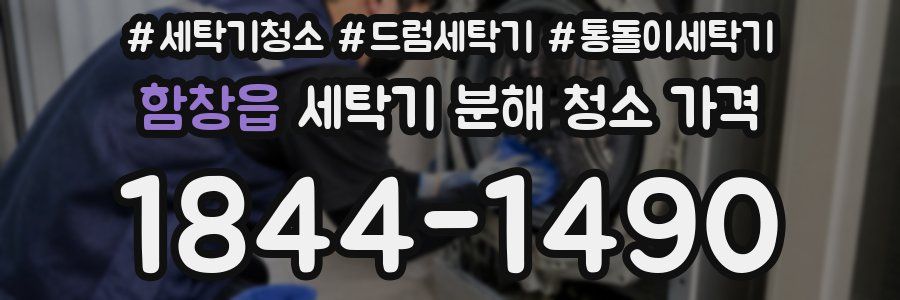 함창읍 세탁기 분해 청소 가격