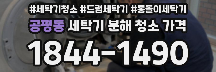 공평동 세탁기 분해 청소 가격