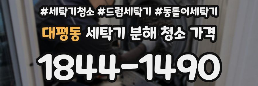 대평동 세탁기 분해 청소 가격