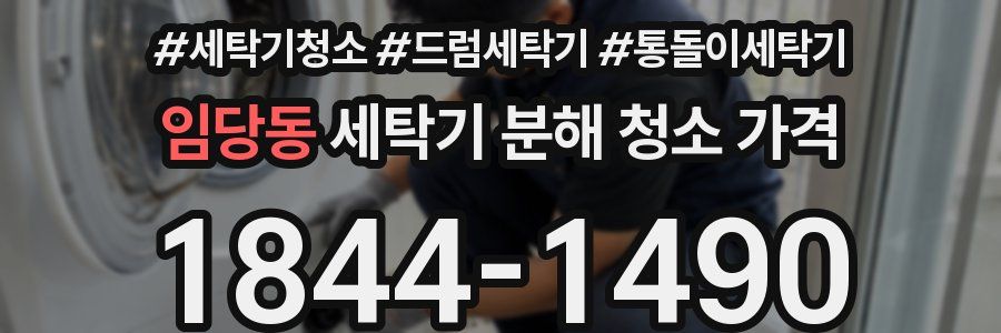 임당동 세탁기 분해 청소 가격