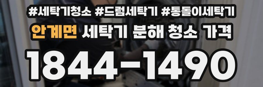안계면 세탁기 분해 청소 가격
