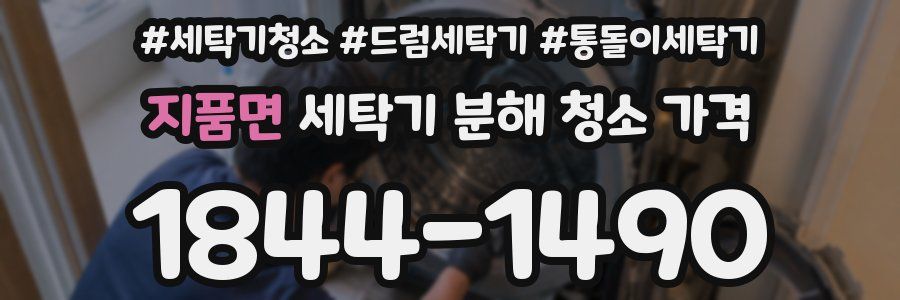 지품면 세탁기 분해 청소 가격