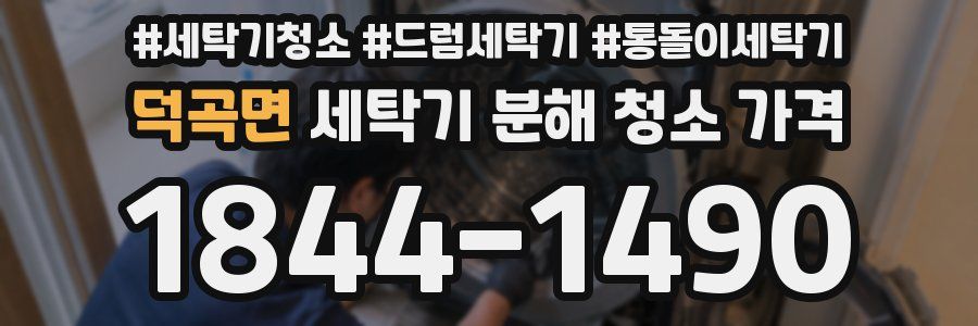 덕곡면 세탁기 분해 청소 가격