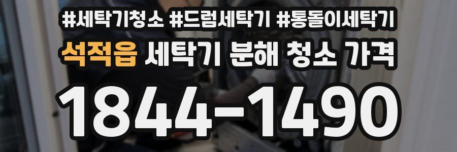석적읍 세탁기 분해 청소 가격