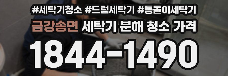 금강송면 세탁기 분해 청소 가격