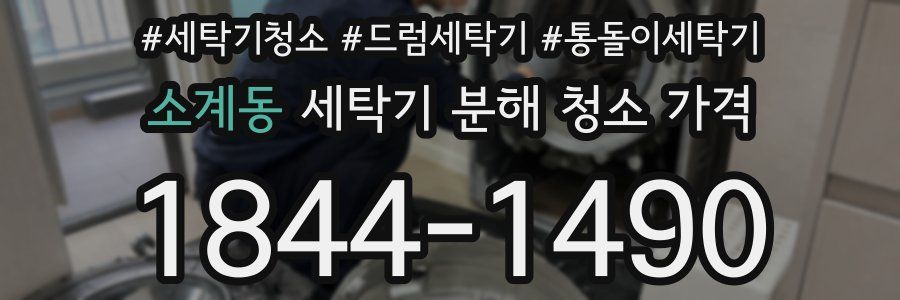 소계동 세탁기 분해 청소 가격