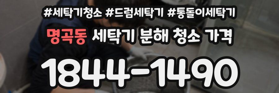 명곡동 세탁기 분해 청소 가격