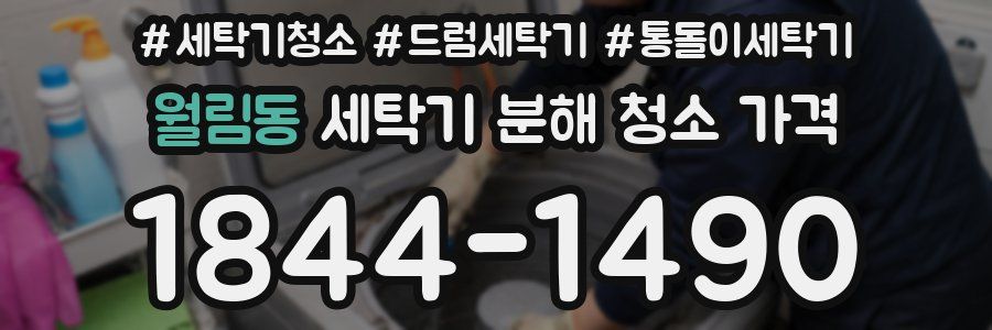 월림동 세탁기 분해 청소 가격