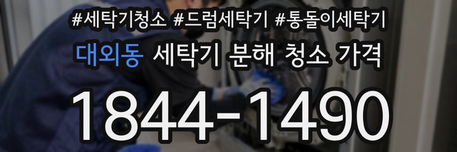 대외동 세탁기 분해 청소 가격