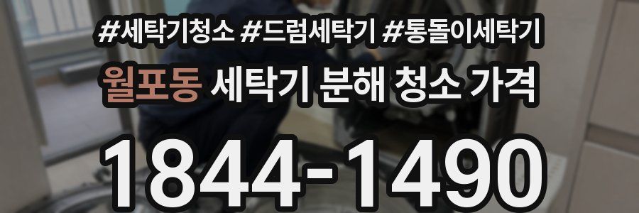 월포동 세탁기 분해 청소 가격