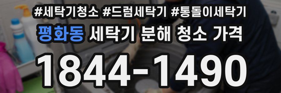 평화동 세탁기 분해 청소 가격