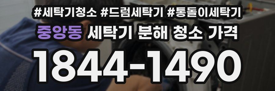 중앙동 세탁기 분해 청소 가격