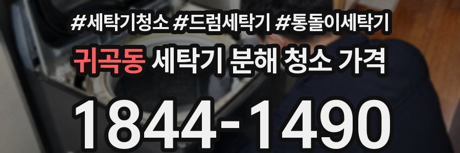 귀곡동 세탁기 분해 청소 가격