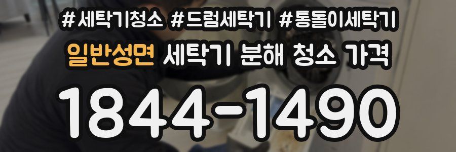 일반성면 세탁기 분해 청소 가격