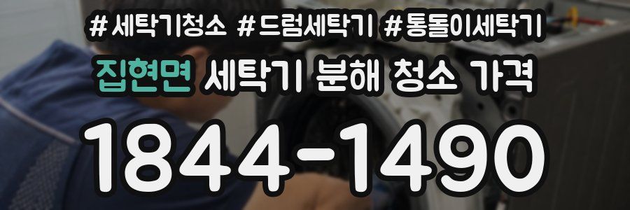 집현면 세탁기 분해 청소 가격