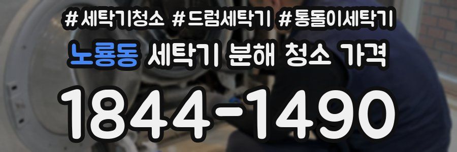 노룡동 세탁기 분해 청소 가격