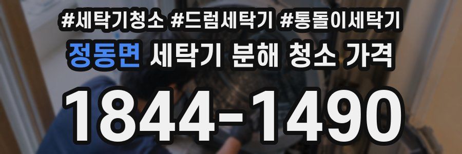 정동면 세탁기 분해 청소 가격