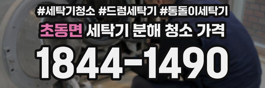초동면 세탁기 분해 청소 가격