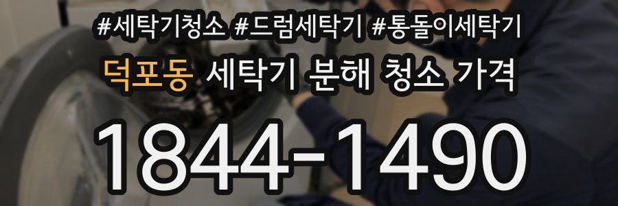 덕포동 세탁기 분해 청소 가격