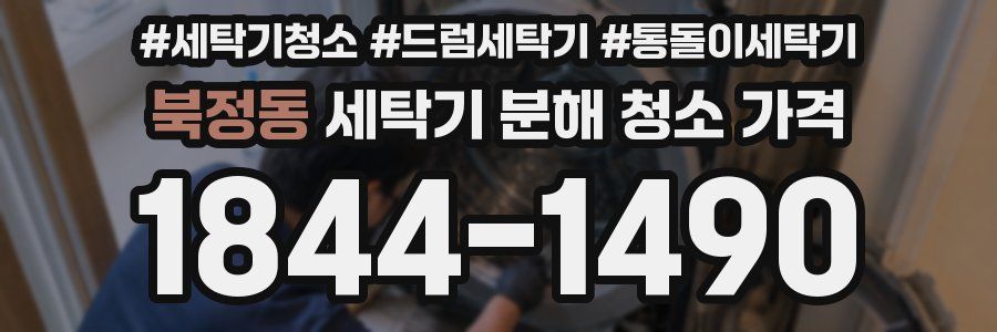 북정동 세탁기 분해 청소 가격
