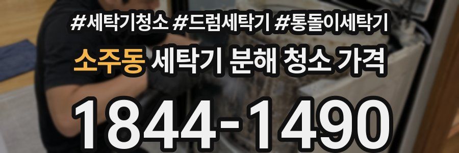 소주동 세탁기 분해 청소 가격