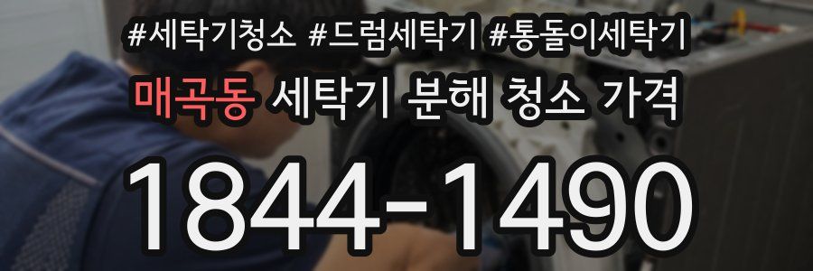 매곡동 세탁기 분해 청소 가격