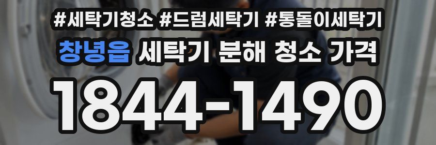 창녕읍 세탁기 분해 청소 가격
