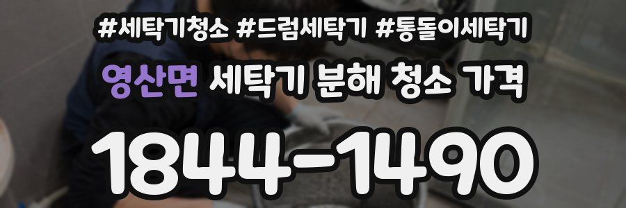 영산면 세탁기 분해 청소 가격