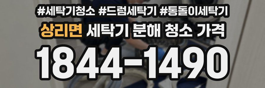 상리면 세탁기 분해 청소 가격