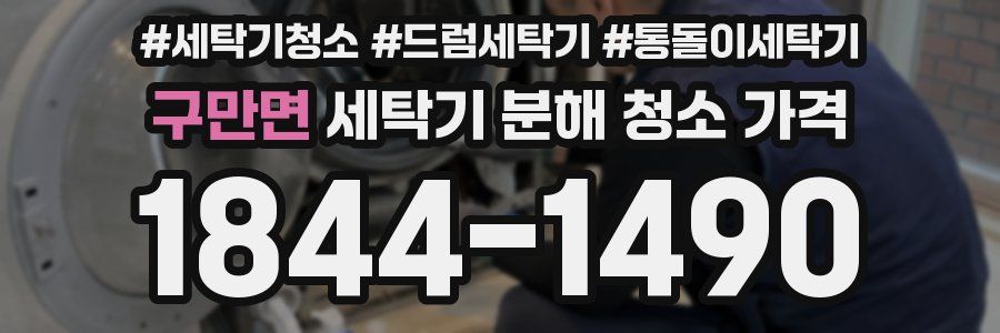 구만면 세탁기 분해 청소 가격