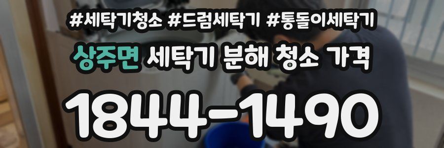 상주면 세탁기 분해 청소 가격