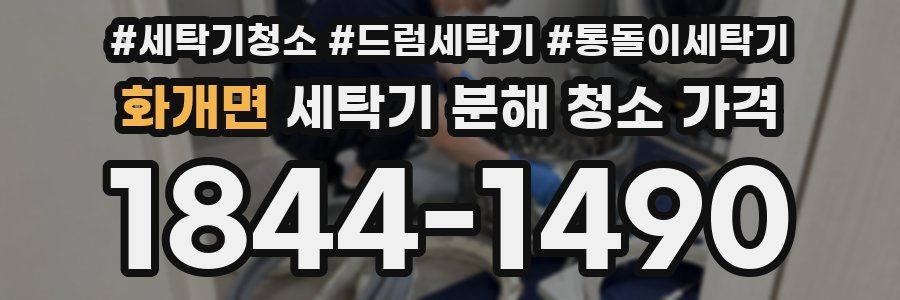 화개면 세탁기 분해 청소 가격