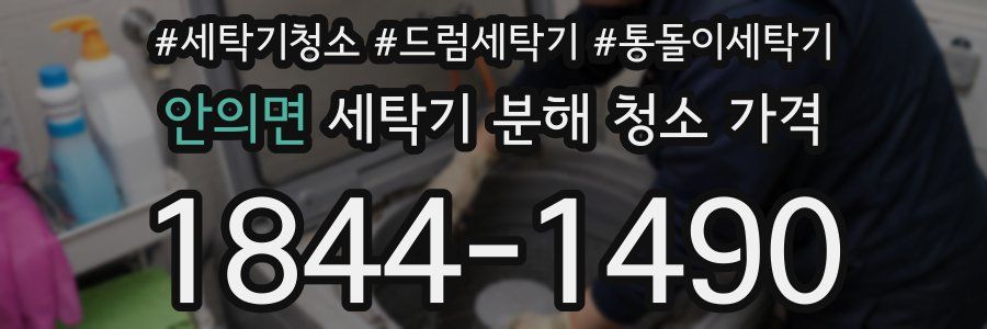 안의면 세탁기 분해 청소 가격