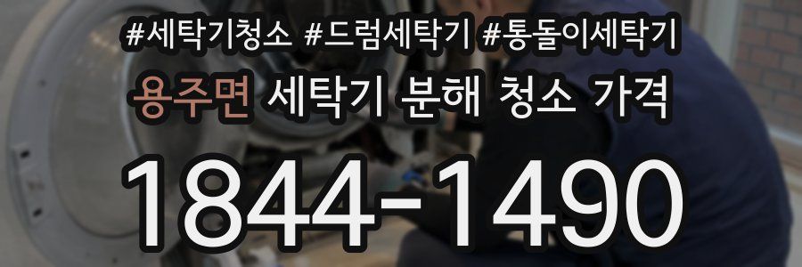 용주면 세탁기 분해 청소 가격