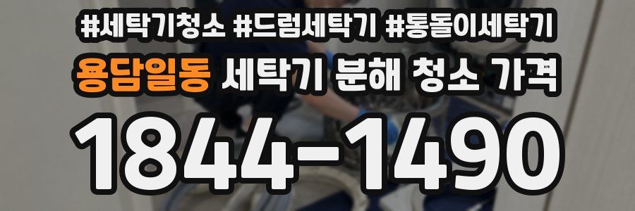 용담일동 세탁기 분해 청소 가격
