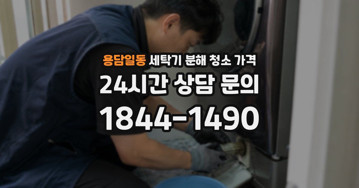 용담일동 세탁기 분해 청소 가격