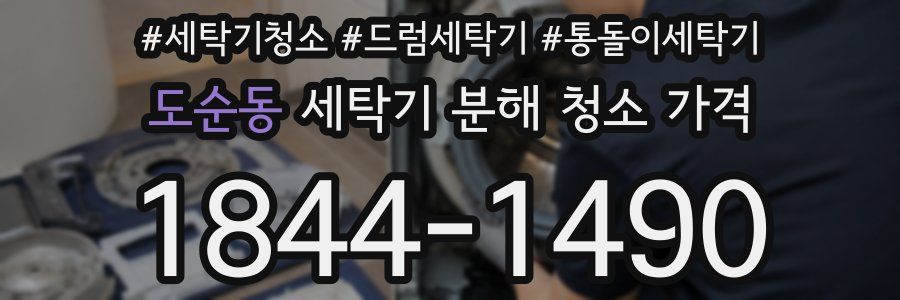 도순동 세탁기 분해 청소 가격